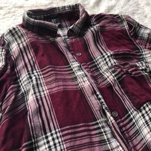 SOLD | Burgundy flannel
